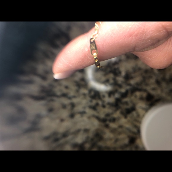 10k yellow gold dainty heart necklace ❤️ - Picture 8 of 11